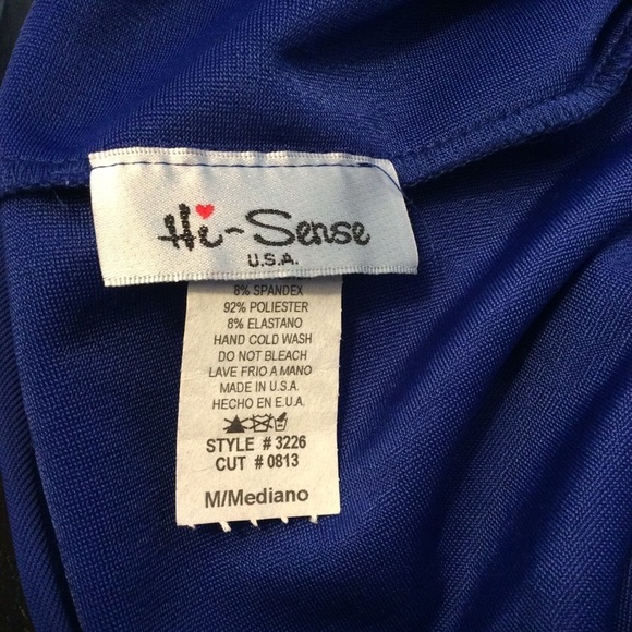 Blue One Shoulder Dress Long Dress Size Medium - Picture 9 of 10